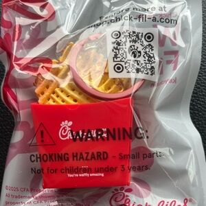 Chick fil a waffle fries keychain